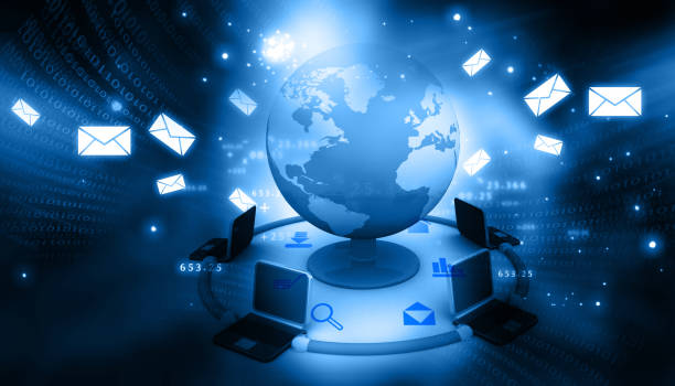 Global internet connection background Global internet connection background